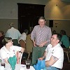 Discussing golf tactics! - Ken, Phil & Kathy Bridg